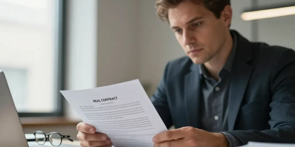 Contrat de prestation de service immobilier PDF : les 5 pièges juridiques que les modèles gratuits ne signalent jamais